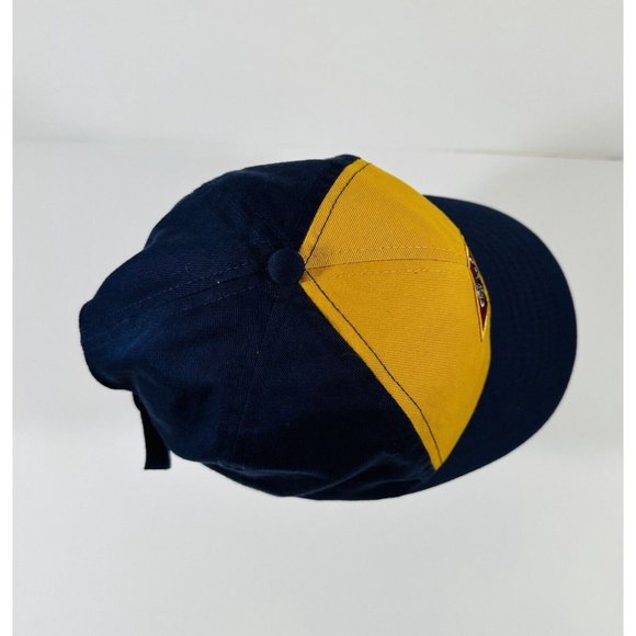 Wolves Cub Scout Hat Cap Yellow Blue Adjustable Boy Scouts Vintage BSA Size S/M - Picture 7 of 10